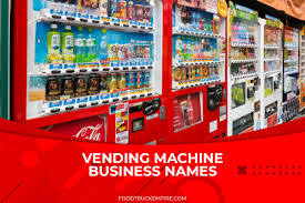 creative vending machine business names