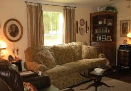 single wide mobile home living room