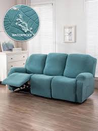 1set Solid Color Recliner Slipcover