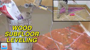how to level wood suloor with floor