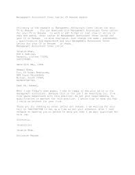 Sample Of Cover Letter For Management Accountant   Compudocs us 