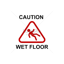 wet floor caution warning sign graphics