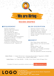 Orange and green circle clean graphic classroom. Sample Poster Open Recruitment Brosur Desain Brosur Desain Pamflet