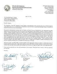 Letter Requesting Study Committee On Medicaid Reimbursement