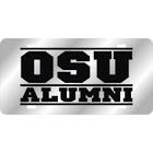 Oklahoma State Cowboys Alumni Silver Laser License Plate