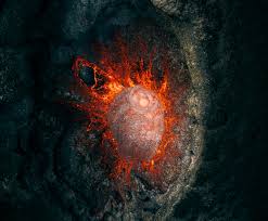 erupting volcano or the eye of sauron