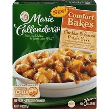 A marie callender frozen food recall has been issued following a salmonella outbreak that has sickened at least eight people. Marie Callender S Comfort Bakes Potato Bake Cheddar Bacon Frozen Foods Kirby Foods Iga