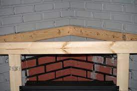 Corner Fireplace Diy Fireplace Brick