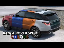 range rover sport 2018 amazing colors