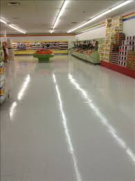 commercial floor buffing polishing