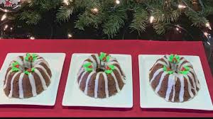 Add the 2 remaining mini bundt cakes to the bowl with the trimmings and crumble, then add 3 tablespoons of the white frosting and stir until well combined and the mixture. Recipe Of The Day Molasses Mini Bundt Cakes Ksdk Com
