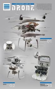 anatomy of a drone infographic