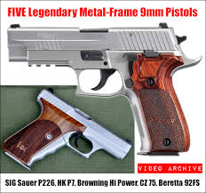 five clic metal frame 9mm pistols