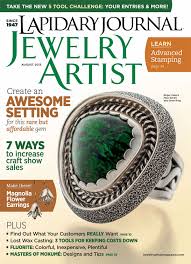 lapidary journal jewelry artist august