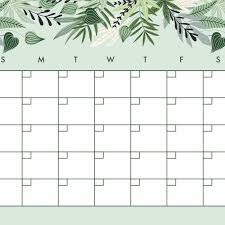 Rmk4878scm Tropical Monthly Calendar