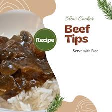 slow cooker beef tips with rice