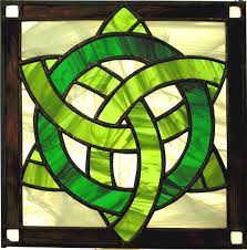 12 X 12 Stained Glass Celtic Knot
