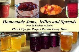 homemade jams jellies and spreads