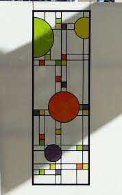 Stained Glass Large Frank Lloyd Wright