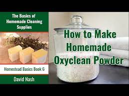 how to make homemade oxyclean powder