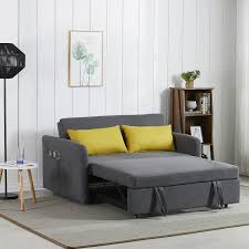 holaki velvet convertible loveseat