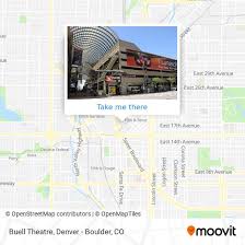 buell theatre in denver by bus