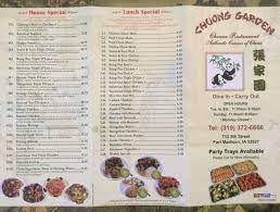 menu of chuong garden in fort madison