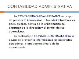 contabilidad administrativa ppt descargar