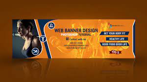 fitness web banner free psd