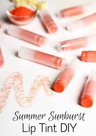 summer sunburst lip tint diy soap queen