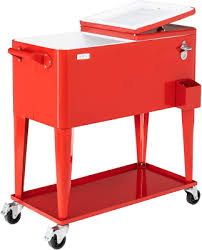 80 Quart Rolling Ice Chest On Wheels
