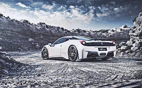 With the largest range of second hand ferrari 458 cars across the uk, find the right car for you. Ferrari 458 Italia Side View Offroad 2018 Cars Supercars White 458 Italia Hd Wallpaper Peakpx