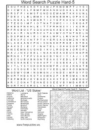 You can also browse crossword puzzles or classroom worksheets. Us States Hard Word Search Puzzles Free Printable Puzzles Printable Puzzles Word Search Printables