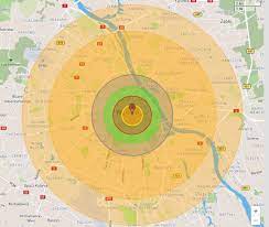 Radioaktywność 3 - Symulacja wybuchu bomby atomowej w Warszawie