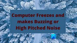 computer freezeakes buzzing or