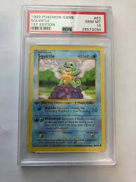 Maybe you would like to learn more about one of these? Psa 10 Gem Mint Squirtle 63 102 1st Edition Base Set Sh