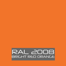 Ral 2008 Bright Red Orange Tinned Paint