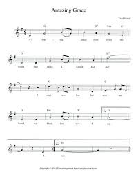 Amazing grace piano tutorial video. Amazing Grace Free Lead Sheet With Melody Lyrics And Chords