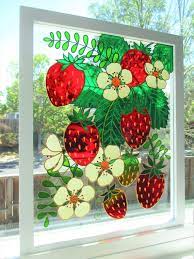 Strawberry 15x12 Glass Painting Glass