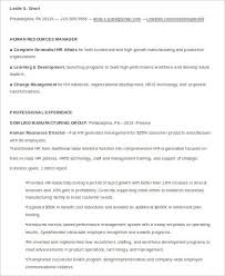 Sample Hr Manager Resume 9 Examples In Word Pdf