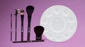 tools brushes makeup palettes