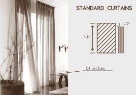 what length curtain for 8 foot ceilings