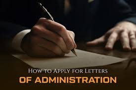 apply for letters of administration