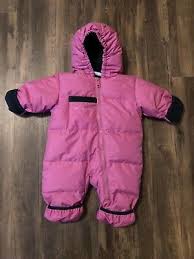 Columbia Girls 6 12 Months Down Filled Bunting Suit Snuggly