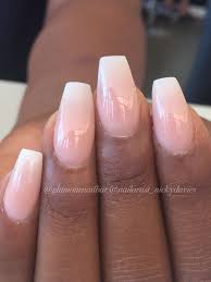 💅🏾 to start, her cuticles were pushed back, the free edge of her nails were filed, a. Subtle French Ombre Coffin Nails Ombre Acrylic Nails Square Acrylic Nails French Nails
