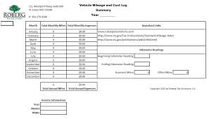 Mileage Log Robergtaxsolutions Com