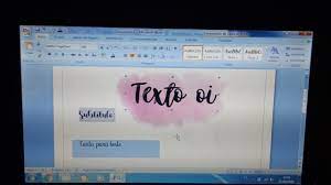 trabalho do word mais bonito