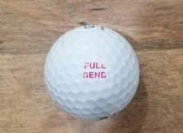 I don't like to watch golf on television because i can't stand people who whisper. Rare Collectible Callaway Chromesoftx Triline Full Send Funny Logo Golf Ball Ebay