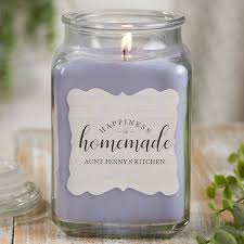 lilac scented candle jar