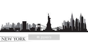 new york city skyline detailed